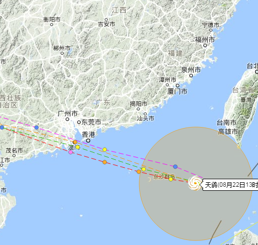 天鸽台风最新路径报告，影响广泛，需密切关注其动态