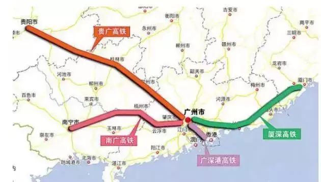 广汕高铁最新线路图，时代速度与未来方向揭秘