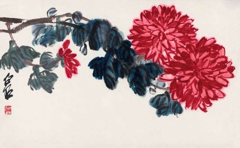 齐良迟书画最新价格,一笔之间的温情与陪伴之道