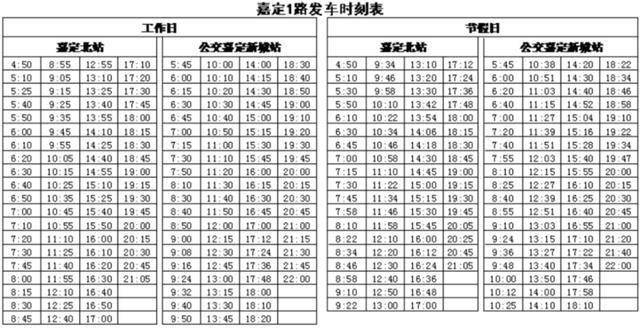 嘉定1路最新时刻表，科技重塑公交出行体验之旅